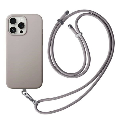 Uniq Coehl Creme iPhone 16 Pro Max 6.9 Magnetic Charging Dėklas pilkas/taupe pilkas Uniq Coehl Creme iPhone 16 Pro Max 6.9 Magnetic Charging Dėklas pilkas/taupe pilkas