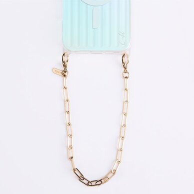 Telefono dirželis Uniq Coehl GoldiLocks Handstrap – auksinis 2 Telefono dirželis Uniq Coehl GoldiLocks Handstrap – auksinis 2