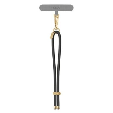 Telefono dirželis Uniq Coehl Laurel Handstrap – juodas