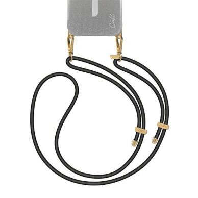 Telefono dirželis Uniq Coehl Laurel – juodas Telefono dirželis Uniq Coehl Laurel – juodas