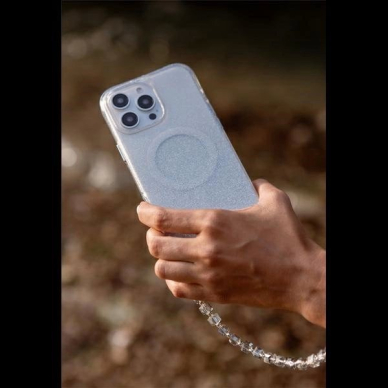 Uniq Coehl Lumino Magnetic Charging Dėklas iPhone 16 - silver 7 Uniq Coehl Lumino Magnetic Charging Dėklas iPhone 16 - silver 7