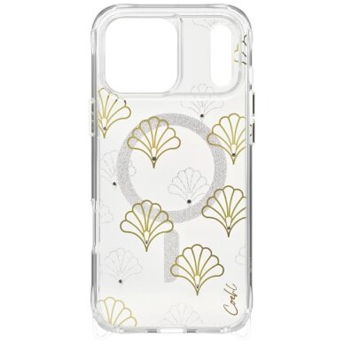 iPhone 17 Pro Max dėklas Uniq Coehl Maree, Magnetic Charging – sidabrinis 1