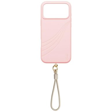 iPhone 17 Pro Max Uniq Coehl Serina Magnetic Charging dėklas – rožinis 1