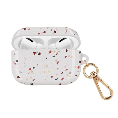 Uniq Coehl Terrazzo AirPods Pro Dėklas Baltas/Natural Baltas