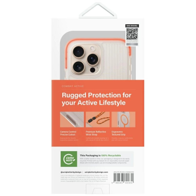 Uniq Combat Active Magclick Charging Dėklas skirtas iPhone 16 Pro - Orange 5