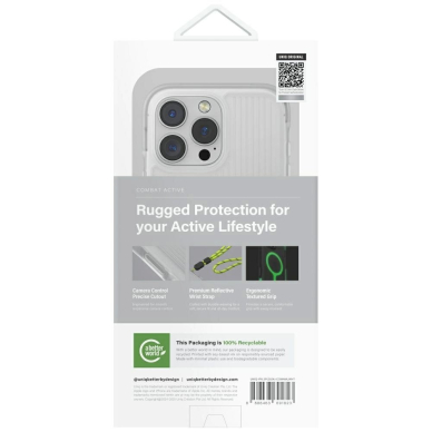 Uniq Combat Active Magclick Charging Dėklas skirtas iPhone 16 Pro - Baltas 4