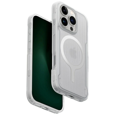 Uniq Combat Active Magclick Charging Dėklas skirtas iPhone 16 Pro - Baltas