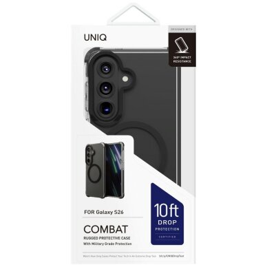 Samsung Galaxy S26 Uniq Combat Magclick Charging dėklas – juodas 2