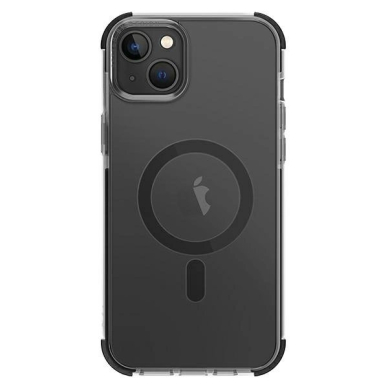 Uniq Combat Dėklas iPhone 14 Plus / 15 Plus 6.7&quot; Magclick Charging Juodas/concrete charcoal 1