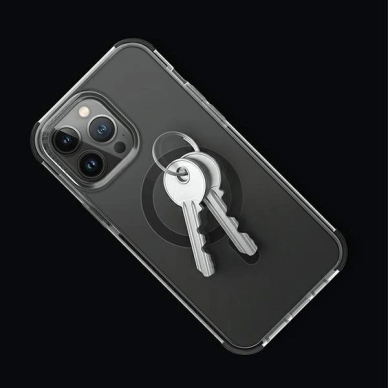 Uniq Combat Dėklas iPhone 14 Plus / 15 Plus 6.7&quot; Magclick Charging Juodas/concrete charcoal 5