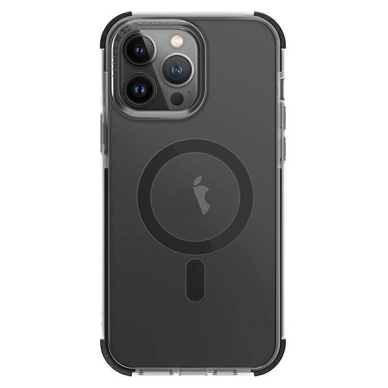 Uniq Combat iPhone 14 Pro 6.1&quot; Dėklas Magclick Charging Juodas/concrete charcoal 1