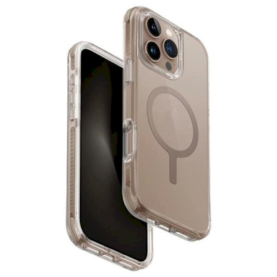 Uniq Combat iPhone 16 Pro 6.3&quot; Magclick Charging dėklas auksinis/taupe auksinis