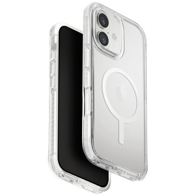 iPhone 17 dėklas Uniq Combat Magclick Charging – baltas