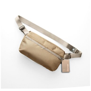 Uniq Crossbody Denver 5L rankinė – smėlio spalvos 3 Uniq Crossbody Denver 5L rankinė – smėlio spalvos 3