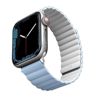Uniq Dėklas Revix strap skirta Apple Watch 1/2/3/4/5/6/7/8/9/SE/SE2/Ultra 42/44/45/49mm. Reversible Magnetic Baltas-Mėlynas/Baltas-Mėlynas 2 Uniq Dėklas Revix strap skirta Apple Watch 1/2/3/4/5/6/7/8/9/SE/SE2/Ultra 42/44/45/49mm. Reversible Magnetic Baltas-Mėlynas/Baltas-Mėlynas 2