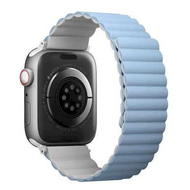 Uniq Dėklas Revix strap skirta Apple Watch 1/2/3/4/5/6/7/8/9/SE/SE2/Ultra 42/44/45/49mm. Reversible Magnetic Baltas-Mėlynas/Baltas-Mėlynas 3 Uniq Dėklas Revix strap skirta Apple Watch 1/2/3/4/5/6/7/8/9/SE/SE2/Ultra 42/44/45/49mm. Reversible Magnetic Baltas-Mėlynas/Baltas-Mėlynas 3