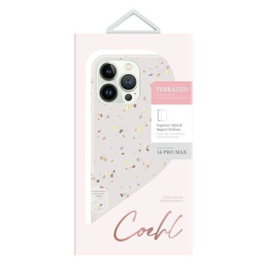 Dėklas UNIQ etui Coehl Terrazzo iPhone 14 Pro Max Smėlinis 4