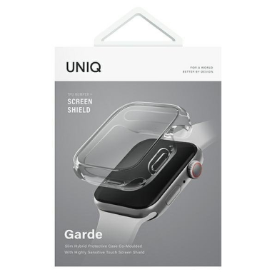 Ekrano apsauga UNIQ etui Garde Apple Watch Series 7/8/9 41mm. Permatoma 5 Ekrano apsauga UNIQ etui Garde Apple Watch Series 7/8/9 41mm. Permatoma 5