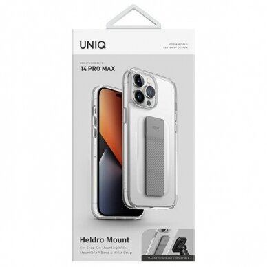 Dėklas UNIQ etui Heldro Mount iPhone 14 Pro Max Skaidrus 8