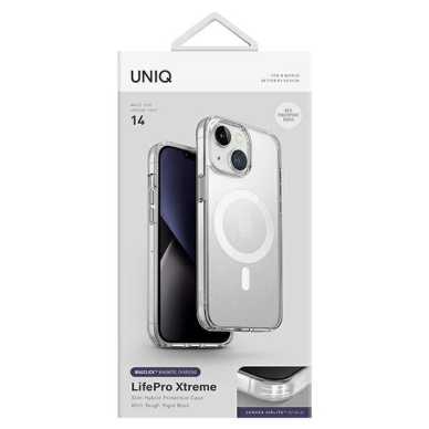 Dėklas UNIQ etui LifePro Xtreme iPhone 14 Skaidrus 3
