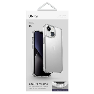 Dėklas UNIQ etui LifePro Xtreme iPhone 14 Skaidrus 6