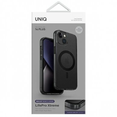 Dėklas UNIQ etui LifePro Xtreme iPhone 14 Plus (Magclick Charging) Pilkas 7 Dėklas UNIQ etui LifePro Xtreme iPhone 14 Plus (Magclick Charging) Pilkas 7