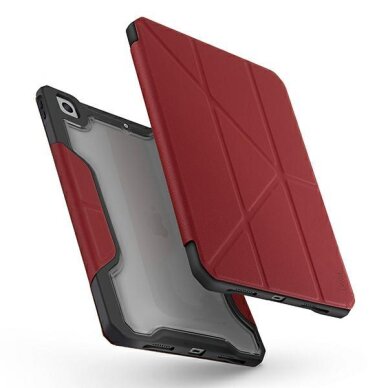 UNIQ dėklas Trexa iPad 10.2" 2021/2020/ 2019 Antimicrobial czerwony/red