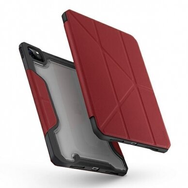 UNIQ dėklas Trexa iPad Pro 11" 2021/2022 Antimicrobial czerwony/red