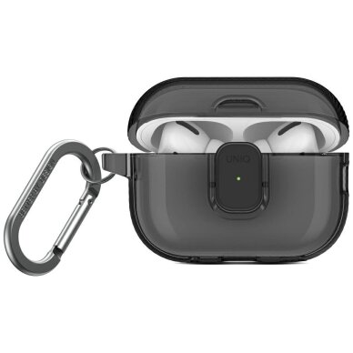 AirPods Pro 2 dėklas Uniq Glase Pro – juodas AirPods Pro 2 dėklas Uniq Glase Pro – juodas