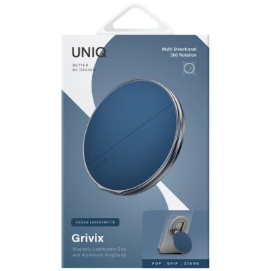 Magnetinis laikiklis Uniq Grivix Classic 360 su stovu – mėlynas 3 Magnetinis laikiklis Uniq Grivix Classic 360 su stovu – mėlynas 3