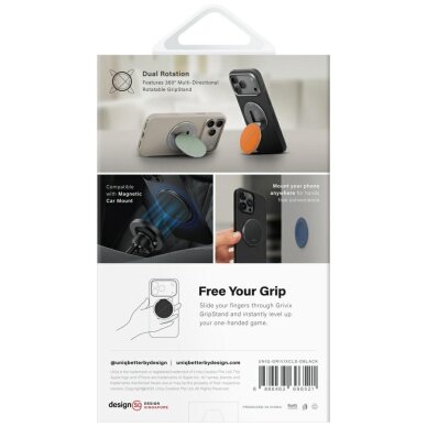 Magnetinis laikiklis Uniq Grivix Classic 360 su stovu – mėlynas 4 Magnetinis laikiklis Uniq Grivix Classic 360 su stovu – mėlynas 4