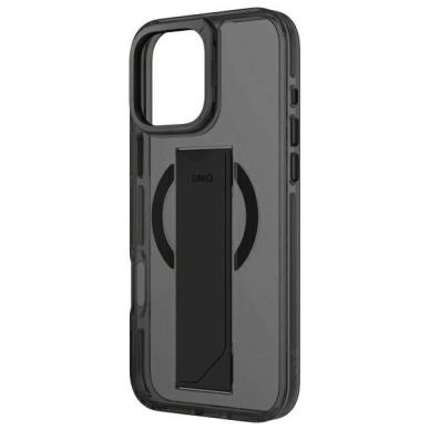 Uniq Heldro Max iPhone 16 Pro 6.3&quot; Magclick Charging Dėklas Juodas/Vapour Smoke 2