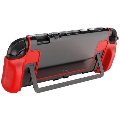 Nintendo Switch 2 dėklas Uniq Hybrid Bytearmor – raudonas 2