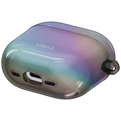 AirPods 4 Uniq Iridescia kabinamas dėklas - holo daugiaspalvis 2
