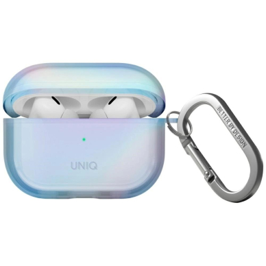 AirPods Pro 2 Uniq Iridescia kabinamas dėklas - holo mėlynas