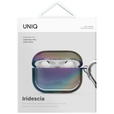AirPods Pro 2 Uniq Iridescia kabinamas dėklas - holo daugiaspalvis 3