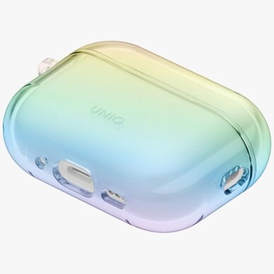 AirPods Pro 3 Uniq Iridescia Hang dėklas – skaidrus, įvairiaspalvis 2