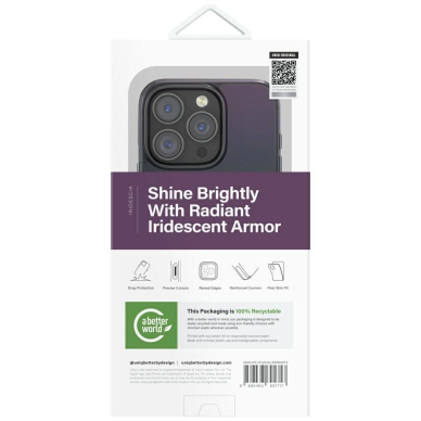 Uniq Iridescia Magclick Charging Dėklas skirtas iPhone 16 Pro - Juodas 4
