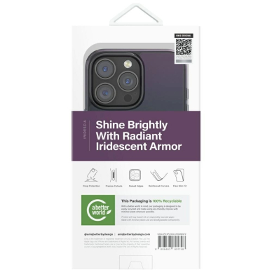 Uniq Iridescia Magclick Charging Dėklas skirtas iPhone 16 Pro Max - Juodas 4