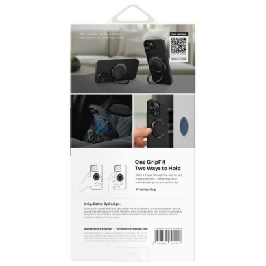 Uniq Keva Air iPhone 16 Pro Max 6.9&quot; Magclick Charging Dėklas Juodas/carbon Juodas 2