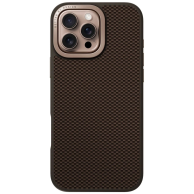 Uniq Keva Max Magclick Charging Camera Stand Dėklas skirtas iPhone 16 Pro Max - Rudas 2