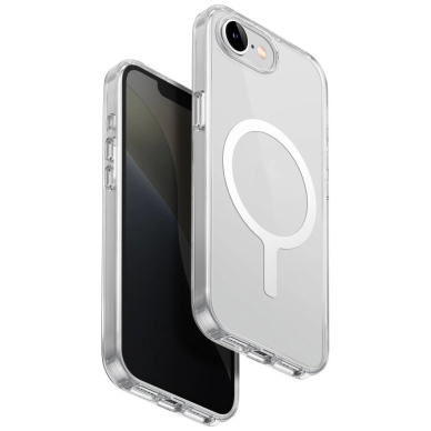 Uniq LifePro Magclick Charging Dėklas skirtas iPhone 16e - Permatomas