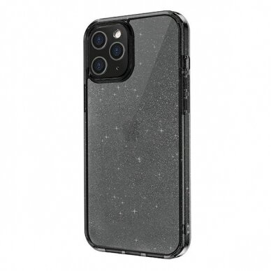 Uniq Lifepro Tinsel Apsauginis Dėklas Iphone 12 Pro Max Juodas 1