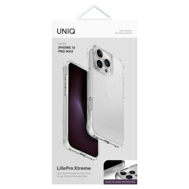 iPhone 16 Pro Max – Uniq LifePro Xtreme dėklas - Skaidrus 3