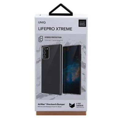 Samsung Note 20 – Uniq LifePro Xtreme dėklas - Permatomas 1