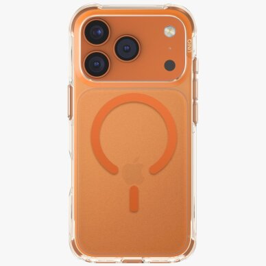 iPhone 17 Pro Uniq LifePro Xtreme MagClick Charging dėklas – oranžinis 1