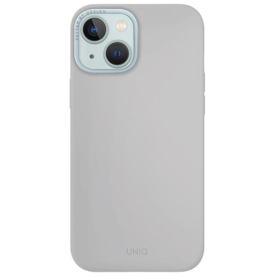 Dėklas Uniq Lino Hue iPhone 15 case 6.1 Magclick Charging light pilkos spalvos 1 Dėklas Uniq Lino Hue iPhone 15 case 6.1 Magclick Charging light pilkos spalvos 1