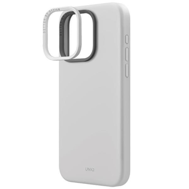 Dėklas Uniq Lino Hue iPhone 15 Pro Max 6.7 case Magclick Charging light pilkos spalvos/chalk pilkos spalvos 2 Dėklas Uniq Lino Hue iPhone 15 Pro Max 6.7 case Magclick Charging light pilkos spalvos/chalk pilkos spalvos 2