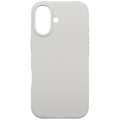iPhone 17 dėklas Uniq Lino, Magclick Charging – pilkas 2