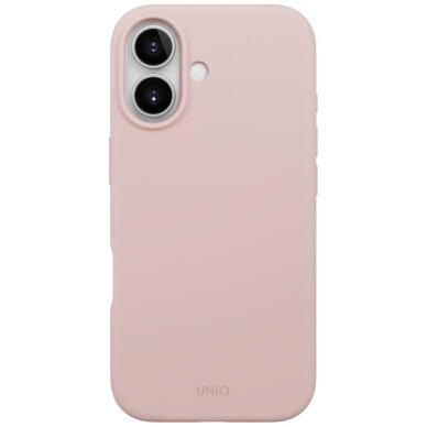 iPhone 17 dėklas Uniq Lino Magclick Charging – rožinis 1